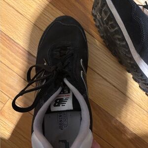 New Balance Black and White Athletic Shoes